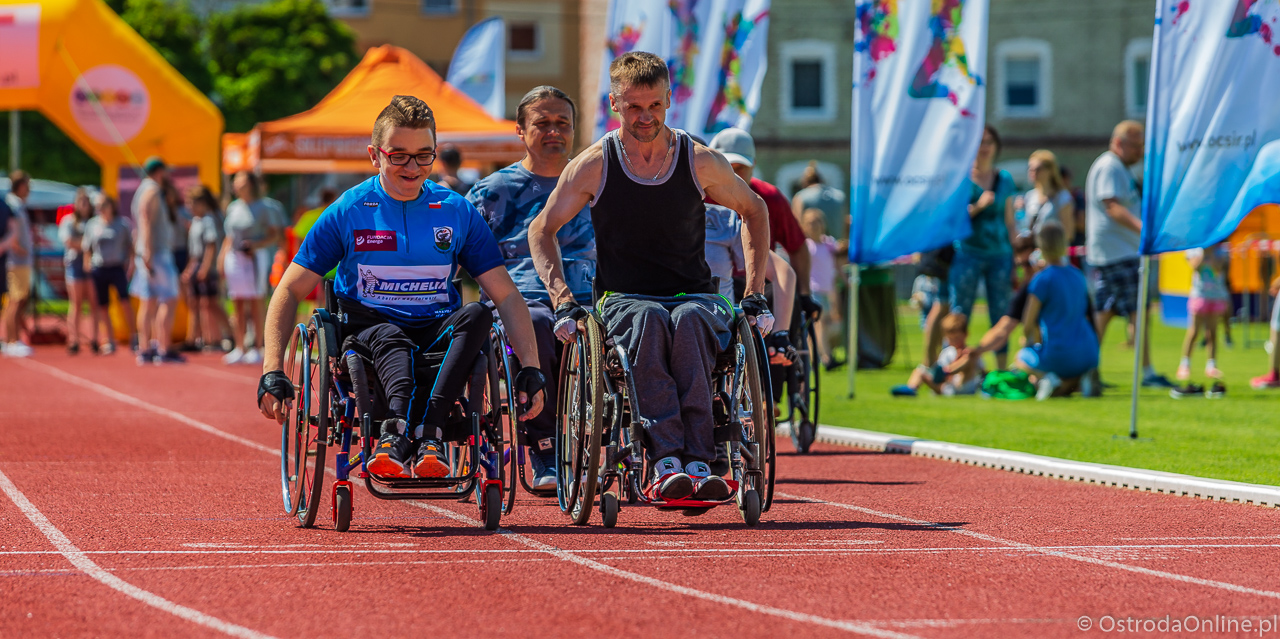 Wyścig osób z niepełnosprawnością na wózkach inwalidzkich w 2018 roku