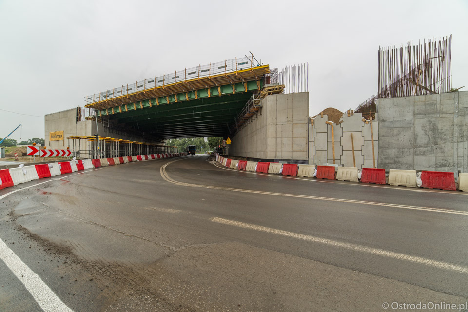 Skrzyżowanie DK7 z ul. Olsztyńską już bez sygnalizacji świetlnej. foto: Jacek Piech