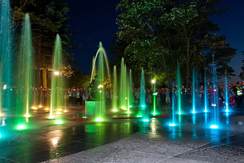 Nowa fontanna w Ostródzie