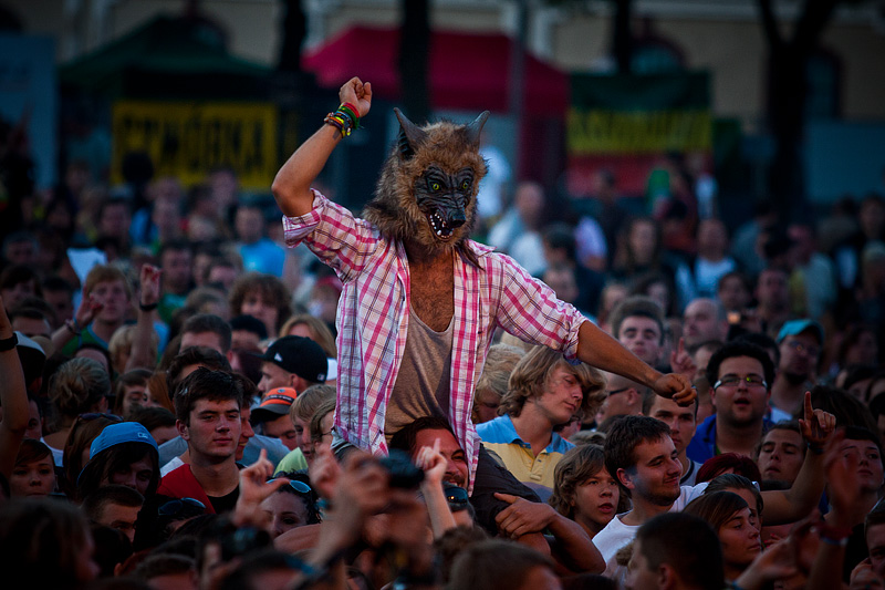 ilustracja, publiczność na Ostróda Reggae Festival, foto: OstrodaOnline.pl