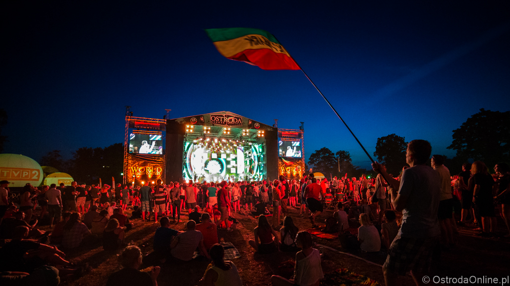 Scena na Ostróda Reggae Festival 2015. foto: Jacek Piech