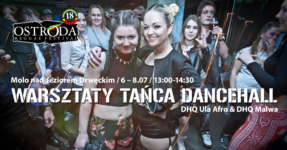 plakat, warsztaty tańca dancehall