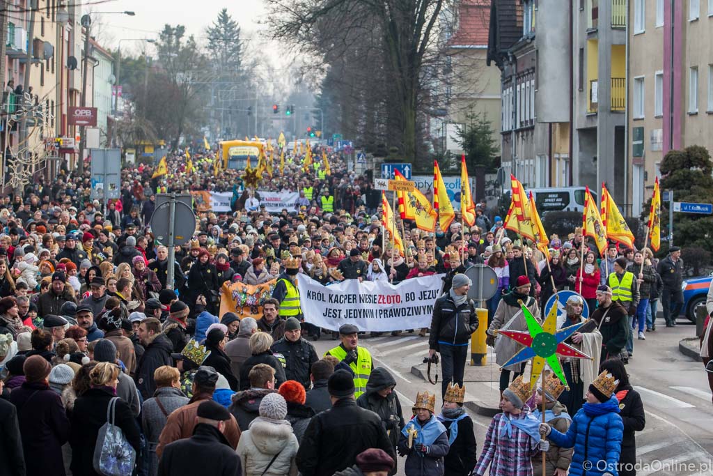 Orszak Trzech Króli w Ostródzie