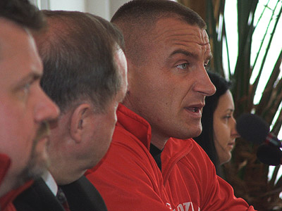 Mariusz Pudzianowski -Dominator - konferencja prasowa. Mariusz Pudzianowski -Dominator - konferencja prasowa.