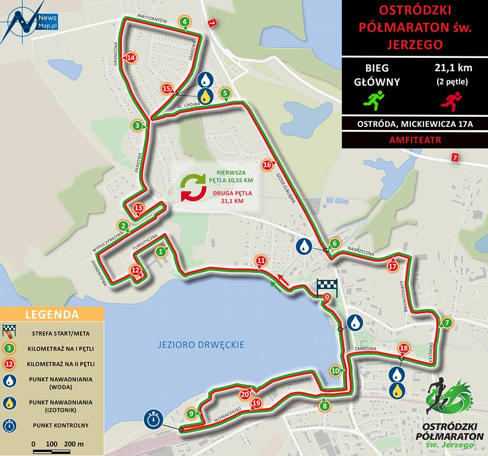 6 polmaraton mapka