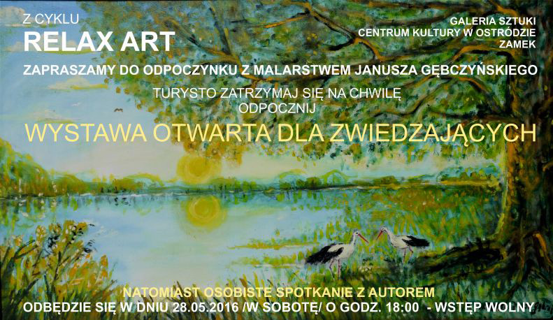 Wystawa malarstwa Janusza Gębczyńskiego